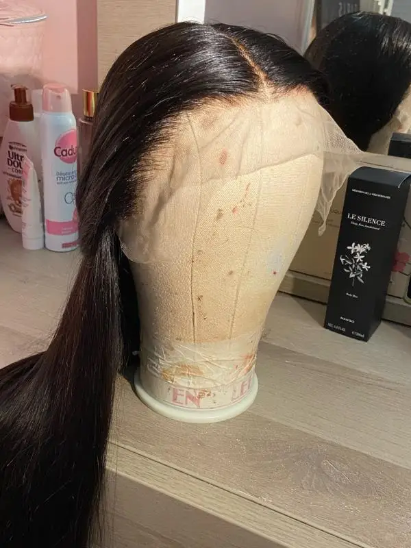 28 30 Inch Straight Lace Front Wig 13x6 Hd Lace Frontal Wig Transparent Lace Wigs Glueless Lace Front Human Hair Wigs For Women photo review