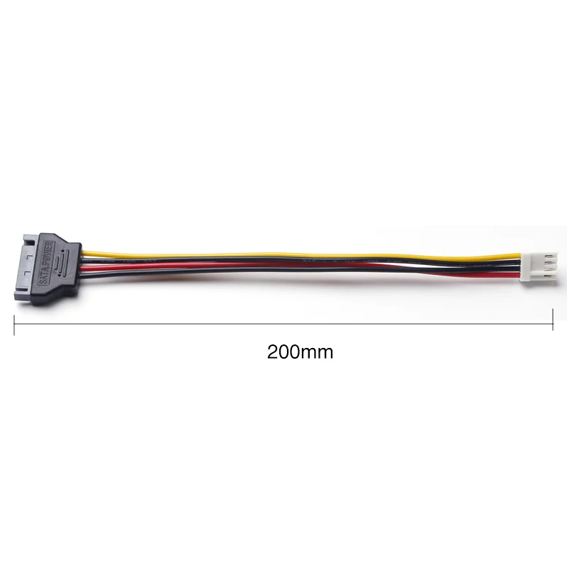 Кабель SATA 15Pin папа 4Pin женский FDD флоппи адаптер Жесткий диск кабели питания шнур 20