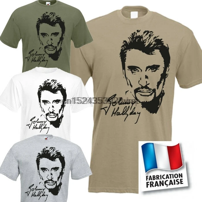 

Tee-shirt Johnny Hallyday V1 taille du S au 3XL