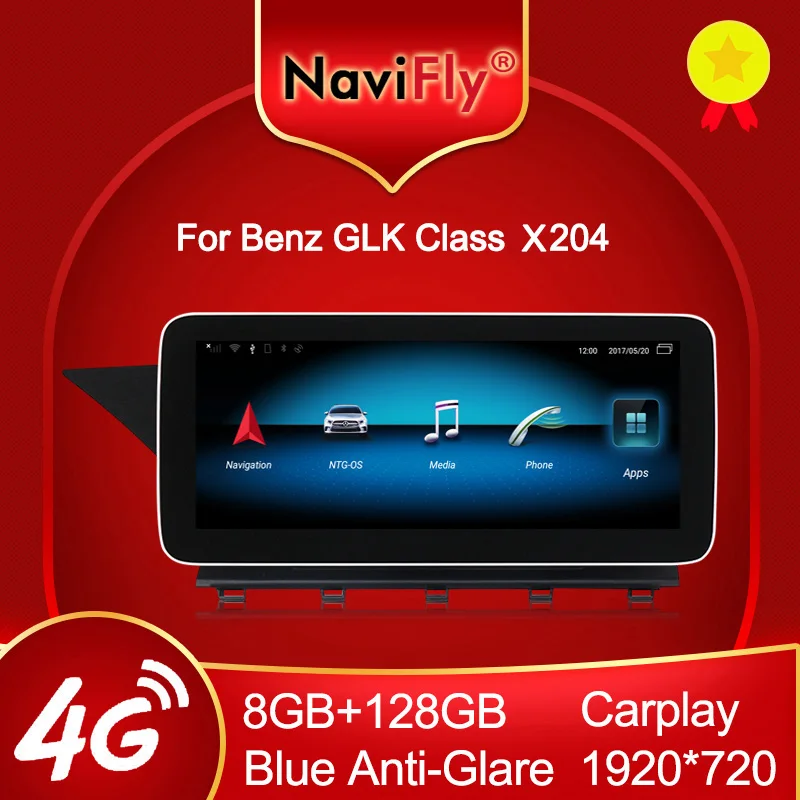 Новый пользовательский интерфейс! Автомобильный DVD радио плеер для Benz GLK Class X204 2008