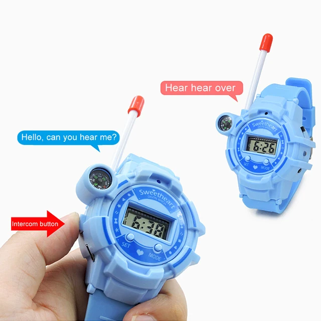 2pcs Watch Wireless Walkie Talkie Toys with USB Cable Long Distance Call Interactive Parents Kids Communication Toys Puzzle Toys 5