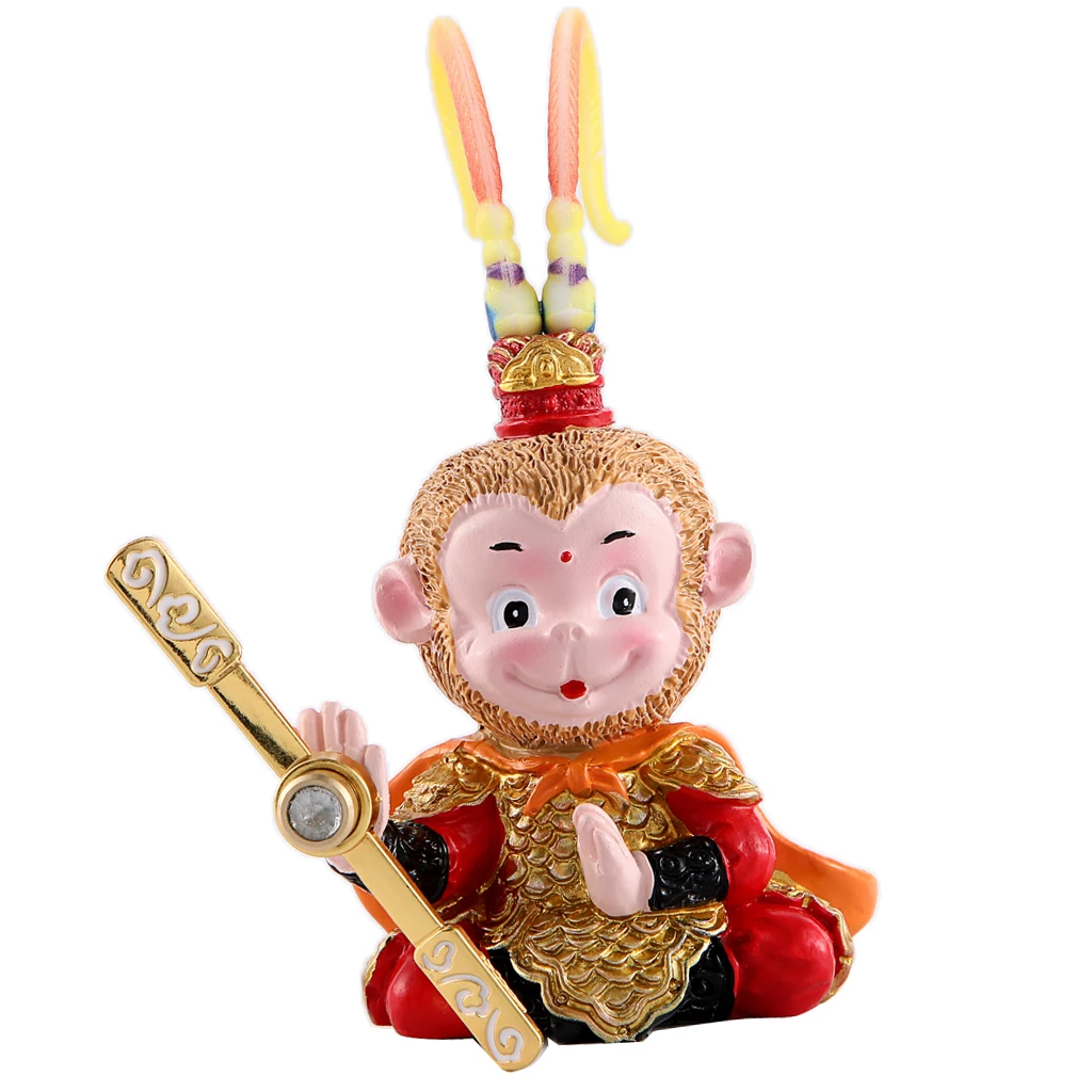 Car Charm Monkey King Car Interior Air Vent Decorations Perfume Diffuser, Creative Fragrance Air Freshener Holder Diffuser
