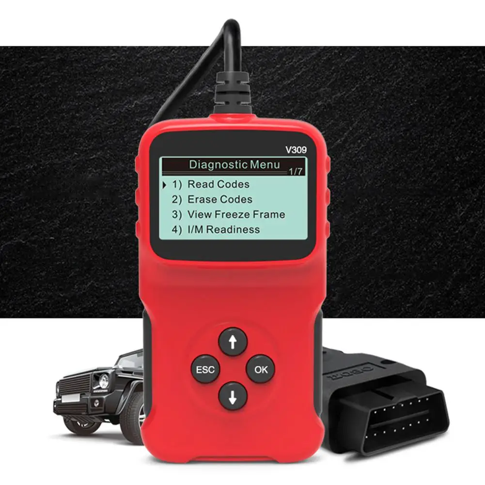 Multi-Language V309 Code Reader Read/Clear Fault Code I/M DTC OBD2 OBDII /  EOBD USB OBD 2 OBD2 Car Diagnostic Scanner Auto Tool - AliExpress