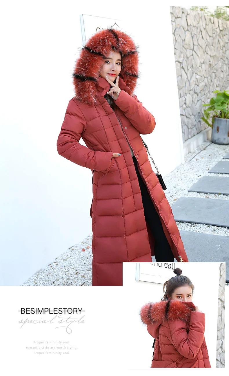 New Style Winter Coat Women's Thick Cotton-padded Jacket off Season Cotton Coat Winter Cotton-padded Clothes Long over-the