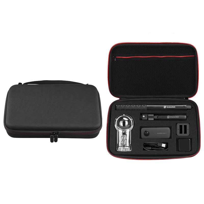 

Portable Carrrying Bag Storage Case for Insta360 ONE X Handbag Selfie Stick Battery Charger Diving Case Bullet Time Accessories