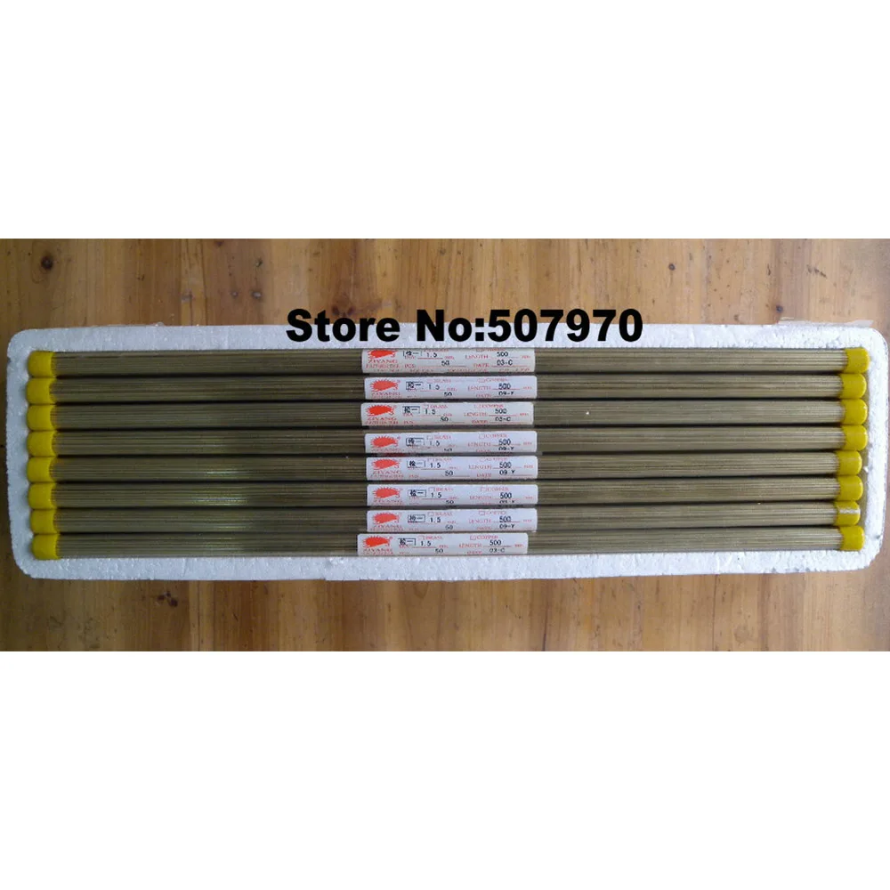 Brass Drilling Electrode Tube Ziyang 1.5*500mm Single Hole for EDM Drilling Hole Machine