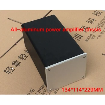 

All aluminum power amplifier chassis DIY power supply case BZ1311 tube amplifier shell Audio box One body 134*114*229MM