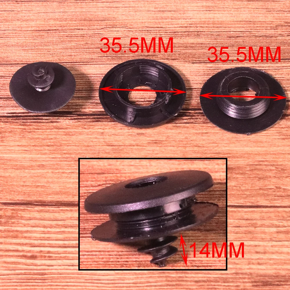 10 Sets Car Black Plastic Carpet Mat Clips Floor Holder Fixing Clamp Clip fit for VW Golf MK6 Passat Interior Accessories (3)