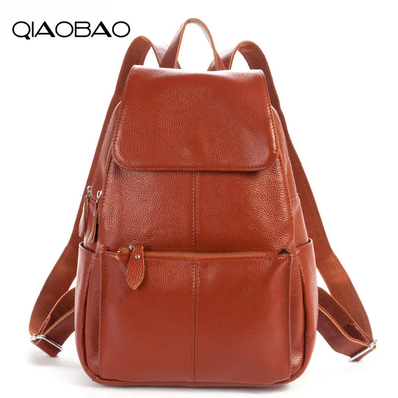 QIAOBAO Коллекция 100% года модные сумки из бычьей кожи в Корейском стиле простая