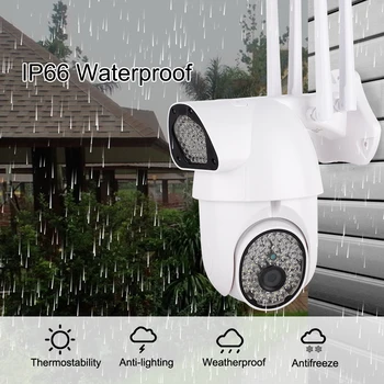 

IP66 Waterproof Wifi IP Camera Outdoor Speed Dome Optical Zoom Network Camera CCTV Night Vision Wireless Security Camera