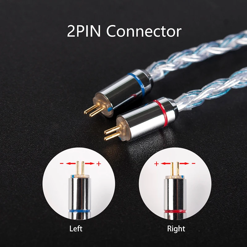 Yinyoo 16 сердечник высокой чистоты посеребренный кабель 2,5/3,5/4,4 мм с MMCX/2PIN/QDC TFZ для KZZS10 Pro AS10 AS16 ZSN PRO C12 TRN