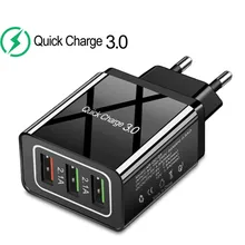 18 Вт Быстрая зарядка 3,0/2,0 USB зарядное устройство QC3.0 настенное зарядное устройство для мобильного телефона для iPhone 11 Pro Max iPad Tablet EU/US QC Быстрая зарядка