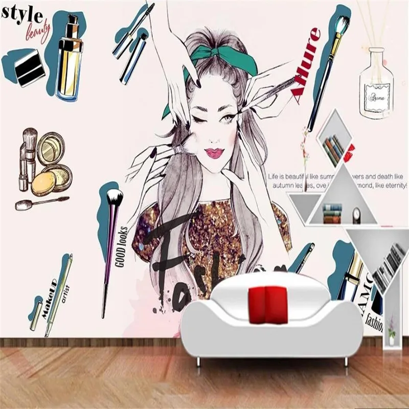 European-and-American-Hand-painted-Cosmetics-Manicure-Shop-Makeup-Shop-Background-Wall-Paper-3D-Beauty-Salon (1)