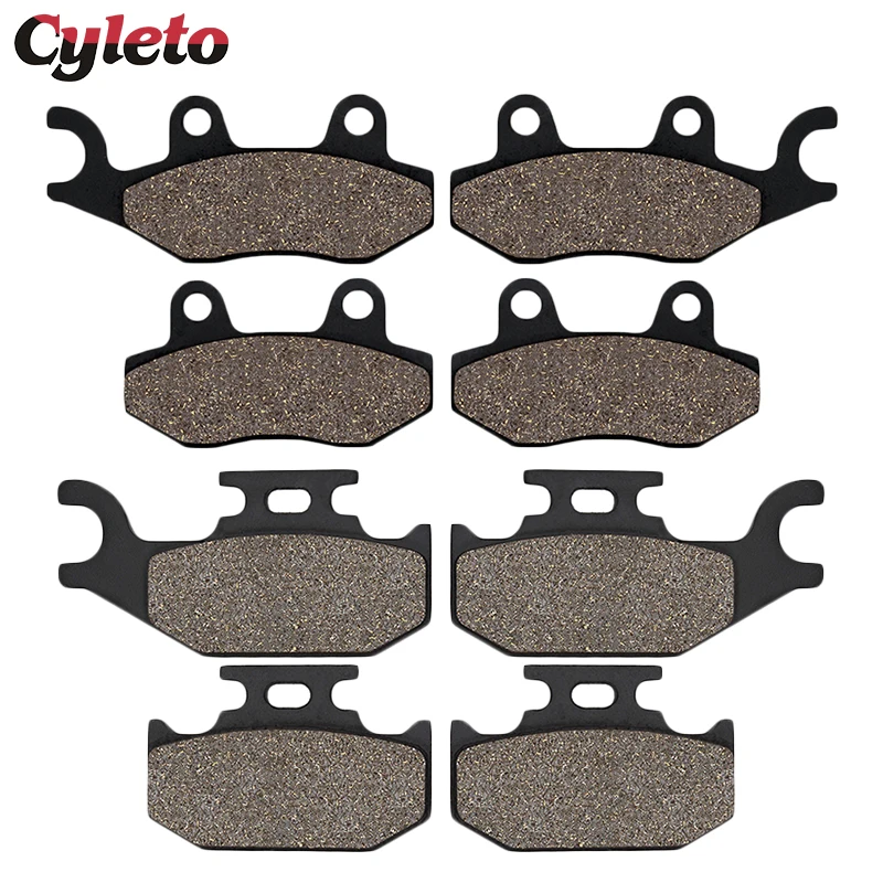 Передние и задние тормозные колодки Cyleto для мотоцикла Can Am Maverick 1000R 2013 2014 2015