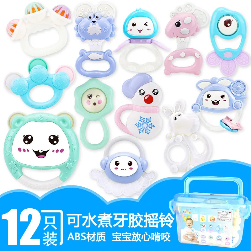

Bei guo e la casa Early Childhood Baby Rattle Infants Teaching Aids 1-3 Years Old Can Be Boiled Rattle Toys for Children And Inf
