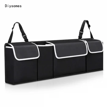 

Diysomes Car Trunk Storage Box Food Container Bags Large Collapsible Organizer Styling Auto Interior Accessories Supplies Gear