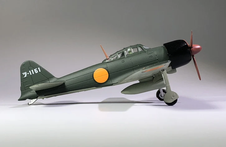 1: 172 1/172 масштаб Второй мировой войны Япония A6M нулевой истребитель литой металлический самолет модель мальчик игрушка на день рождения