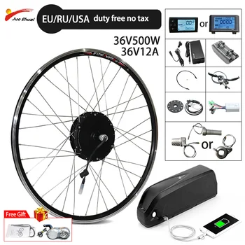 

Electric Bike Conversion Kit 48V 500W 18Ah Samsung Battery Electric bicycle Conversion Kit Powerful Motor Wheel for E Bike Kit