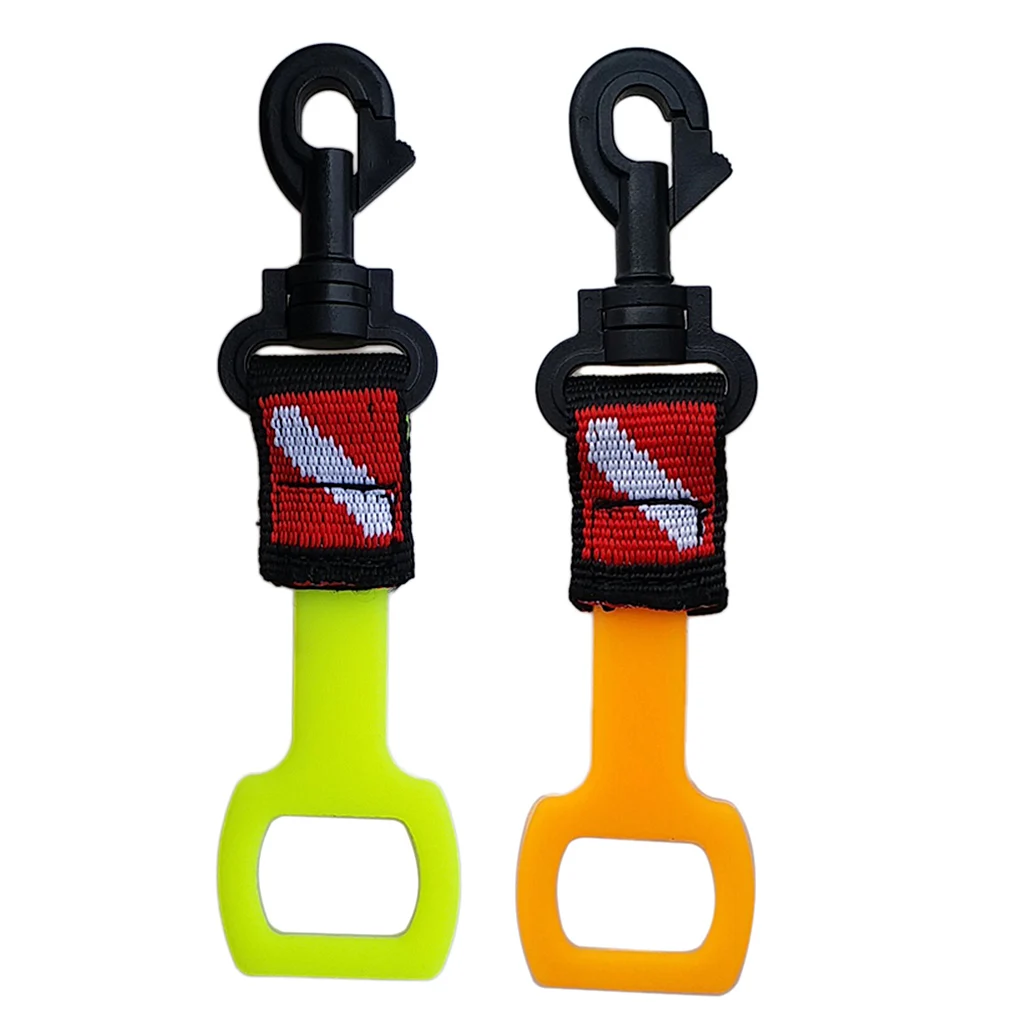 Scuba Diving Regulator Octopus Holder Mouth Piece Keeper with 2.5cm Webbing and Plastic Clip