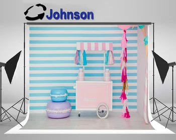 

Discount Ice Cream Booth Cake Baby Shop Birthday Stripes Ribbon studio background Computer print party backdrops