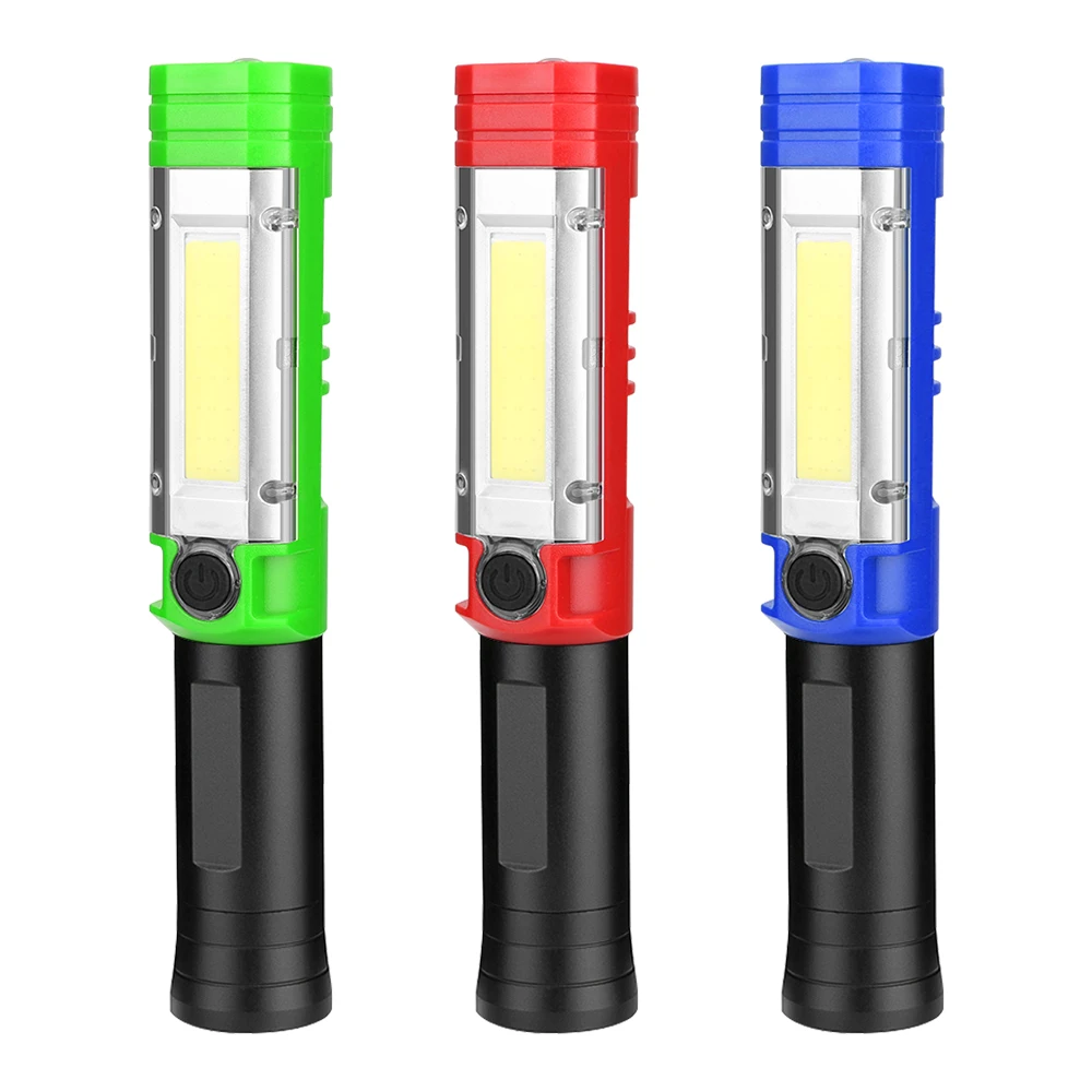 

COB LED Work Light Lamp Flashlight Magnetic With Multi-function Flashlight LED round light Lamps