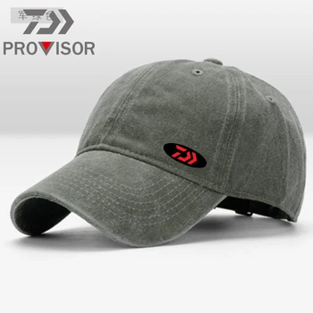

2020 Daiwa Men and Women Outdoor Fishing Sun Hat Summer Denim Fashion Color Baseball Cap Adjustable Outdoor Hiking Hat