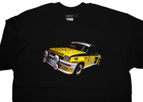 Renault 5 R5 Turbo 2 Turbo2 R5T2 футболка Группа B-все варианты мужская летняя с круглым вырезом