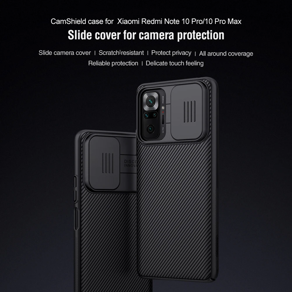 For Xiaomi Redmi Note 11 10 Pro Plus Case Nillkin Camshield Slide Camera Case Frosted Shield For Redmi Note 10s 10 Pro Max 4g 5g Phone Case Covers Aliexpress