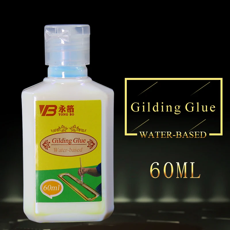 Gilding Glue Gold Leaf Foil , Water-based Environmental Glue, Apply To All Leaves/foil 60 Ml ,good V