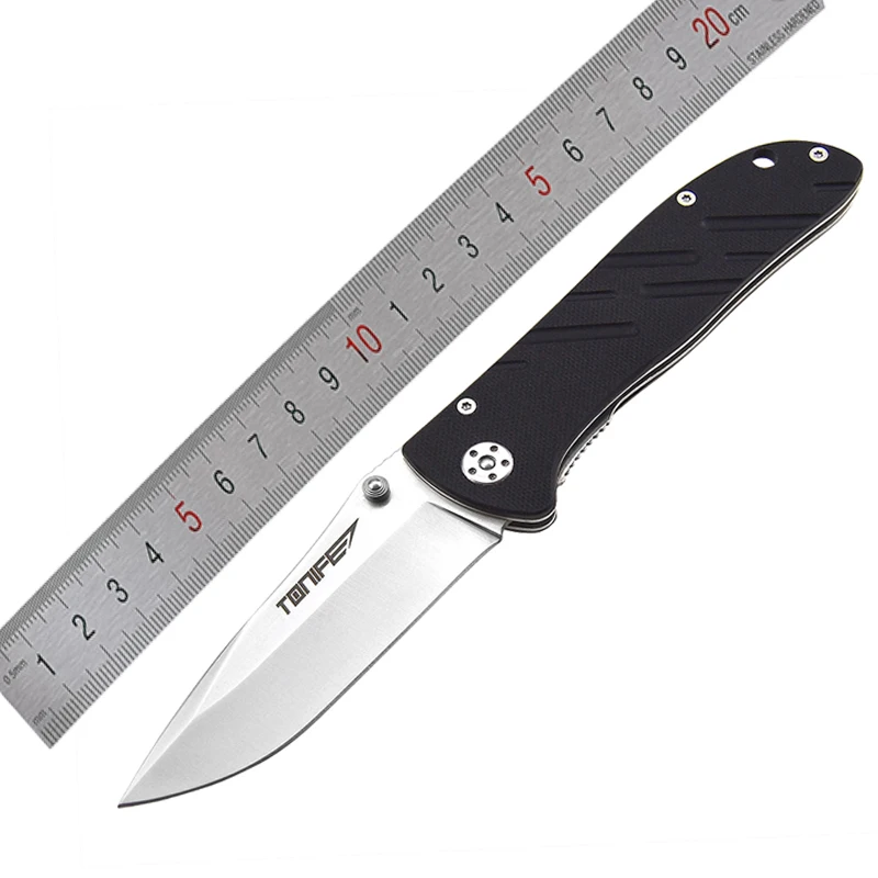 TONIFE CKT6012 Luminescence Folding Knife 8Cr14MoV Blade G10 Handle Outdoor Utility Camping Hunting Survival EDC Tool Knifes | Инструменты