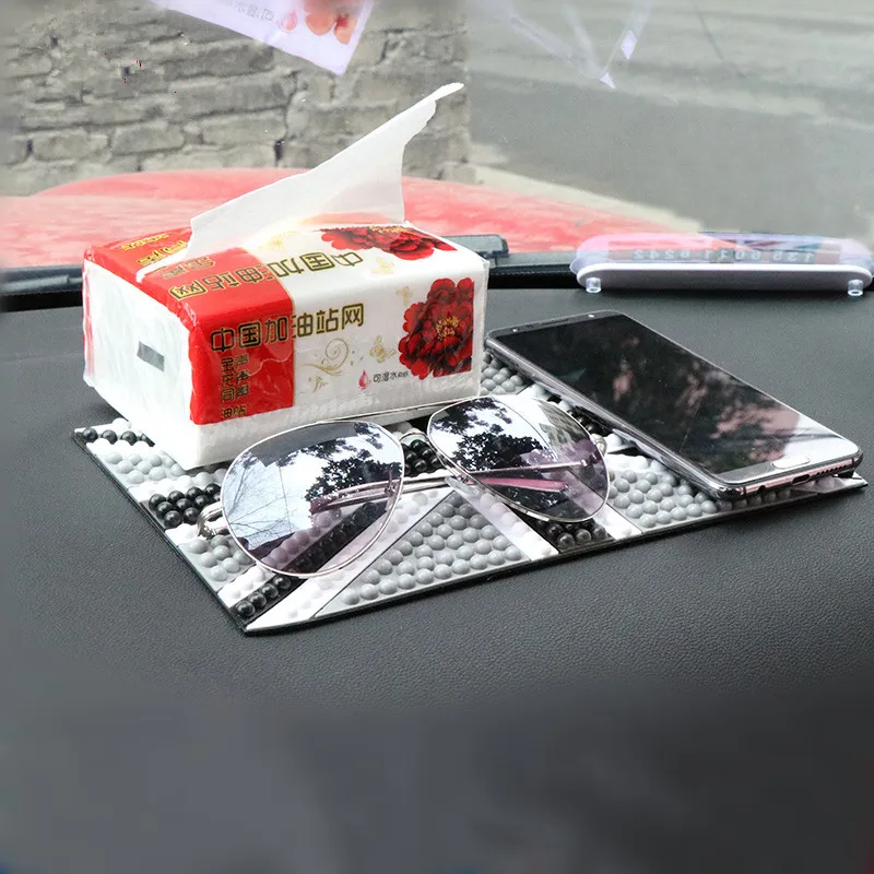 

Union Jack Silicon Car Dashboard Stowing Tidying Pad Sunglasses Tissue Mobile Phone Anti-slip Mat Universal for BMW Mini Cooper