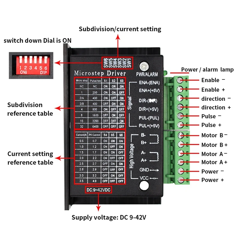 Nema 23 23HS5628 шаговый двигатель 57 двигатель 2.8A с TB6600 шаговый двигатель драйвер NEMA17 23 для ЧПУ и 3d принтер части