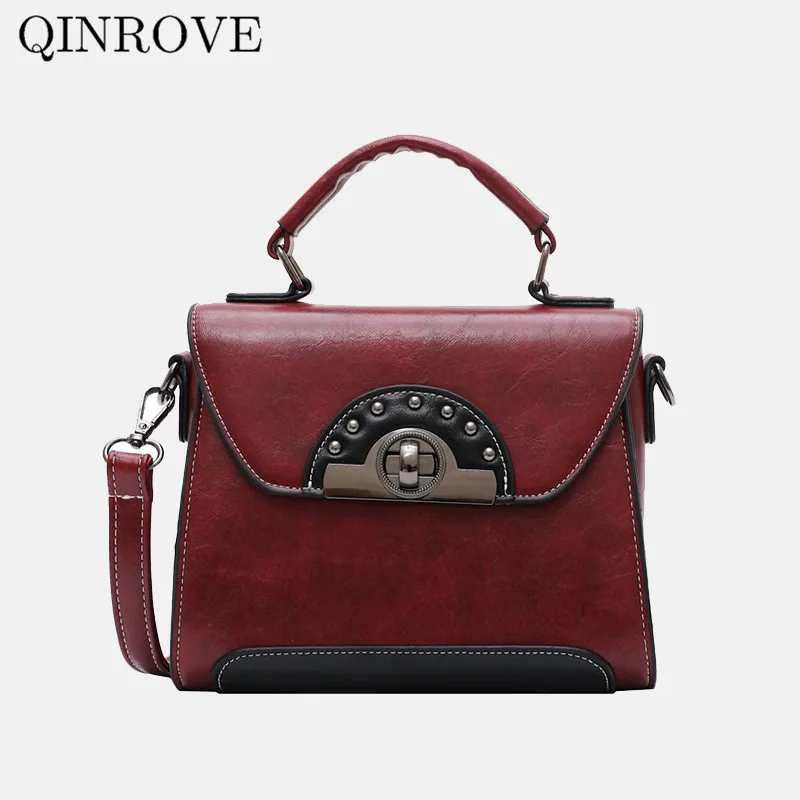 

Pu Leather Women Shoulder Diagonal Bag Small Vintage Flap Crossbody Bag Female Girl Retro Solid Color Messenger Bag High Quality