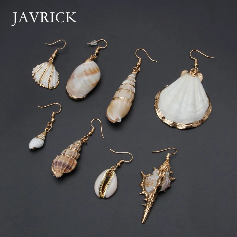 

Women Accent Ocean Seashell Couch Sea Witch Drop Earrings Dangle Earring Jewelry Women Ear Decoration Jewelry Gift