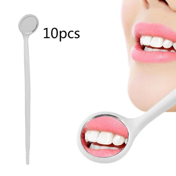 

10 Pcs Dental Instruments Plastic Disposable Examination Mirror High Quality Tooth Oral Hygiene Care Dentist Tools