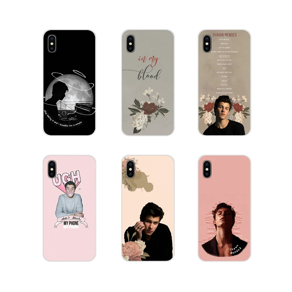 

Singer Shawn Mendes Magcon Pattern Soft Transparent Cases Cover For Motorola Moto X4 E4 E5 G5 G5S G6 Z Z2 Z3 G G2 G3 C Play Plus