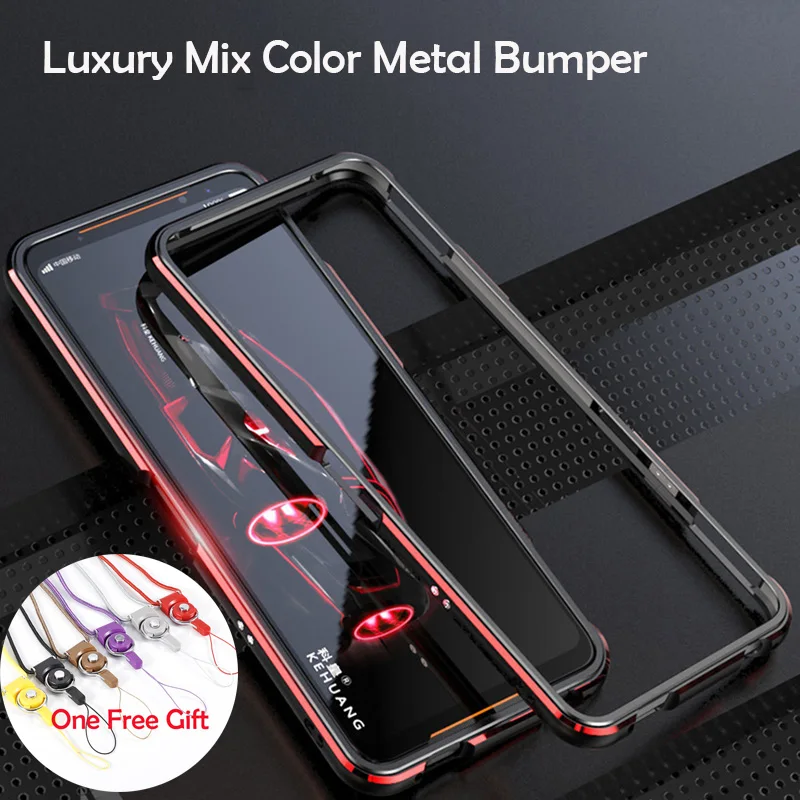 

For ASUS ROG 2 Case ROG2 Metal Bumper Mix Color Protect Cover for ASUS ROG Phone II Case Aluminum Bumper Phone Funda Rog 2