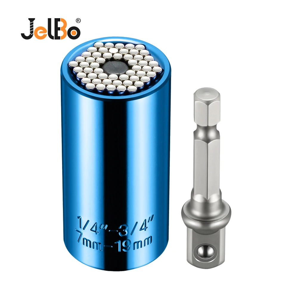 

Jelbo Hand Tools Drill Adapter Set Accessories Drill Bits Uiversal Socket Adapter+Power Drill Car Hand Tools Repair Kit