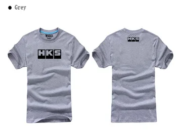 

Good short sleeves cotton tops cool t shirt summer jersey costume HKS logo t shirt
