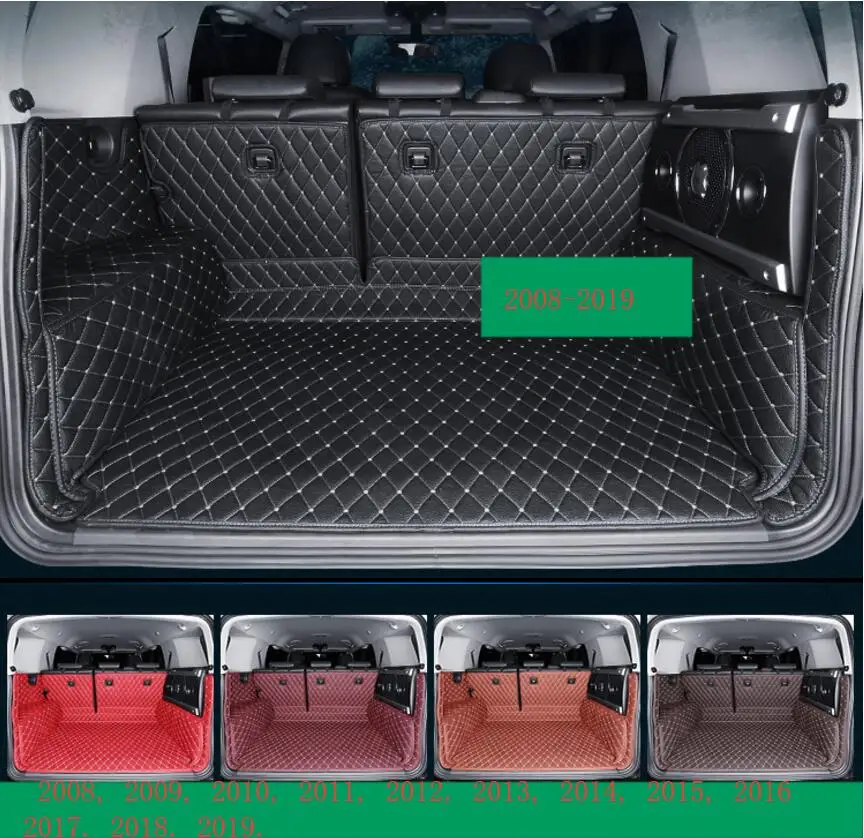 Автомобильный Стайлинг роскошный волоконный кожаный коврик для багажника автомобиля для Toyota FJ cruiser 2008,2009, 2010,2011- аксессуары