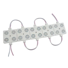 20 шт. DC12V 38 мм x 38 мм SMD 2835 1 Вт RGB автоматическое изменение, нет необходимости контроллер, впрыска Светодиодный светильник IP65 модуль