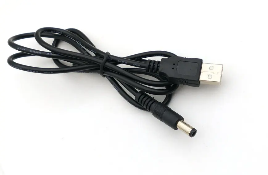 1 шт. 100 см кабель USB 2 0 А в 5 мм до мм/2 цилиндрический соединитель разъем зарядное