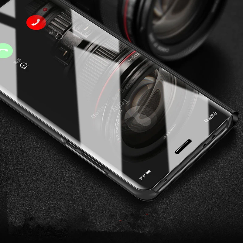 Умный флип-чехол для Xiao mi Red mi 7 7A 6 6a k20 Pro mi rror полный Чехол пластиковый чехол для телефона s для Xiaomi mi 9T Pro 8 SE красный mi S2 7 7A