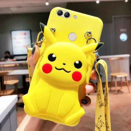 nova 2 plus Кроссбоди портмоне чехол для телефона huawei nova 3 3i 3e 5 5 pro 4 4e 5i pro 2s 2plus 3D мультфильм молния кошелек силиконовый ремешок чехол - Цвет: nova 2 plus