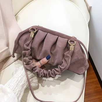 

Velvet Clutch Crossbody Bags for Women 2020 Winter Fashion Branded Shoulder Handbags and Purses Luxury Trendy Cross Body Bag