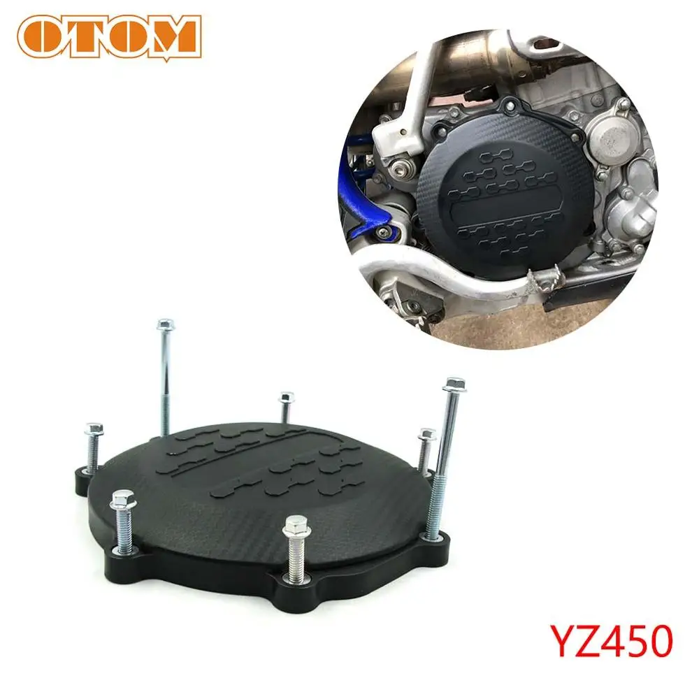 OTOM 1 шт. пластиковая крышка сцепления мотоцикла YMH01 Черный Защитный чехол крепежные винты в комплекте для YAMAHA