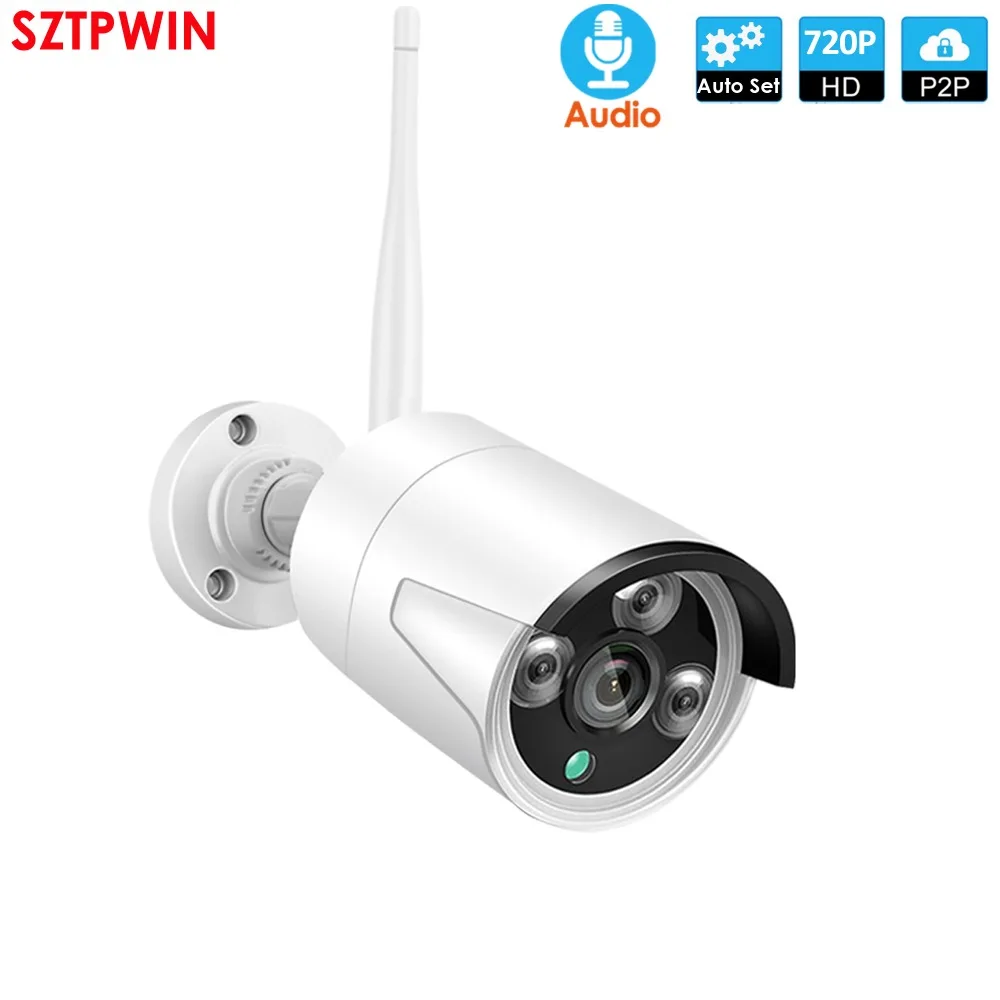 Беспроводная ip-камера 1080P с объективом 3,6 мм, водонепроницаемая WiFi камера безопасности для всех видов беспроводных систем видеонаблюдения, комплекты IPPro APP View