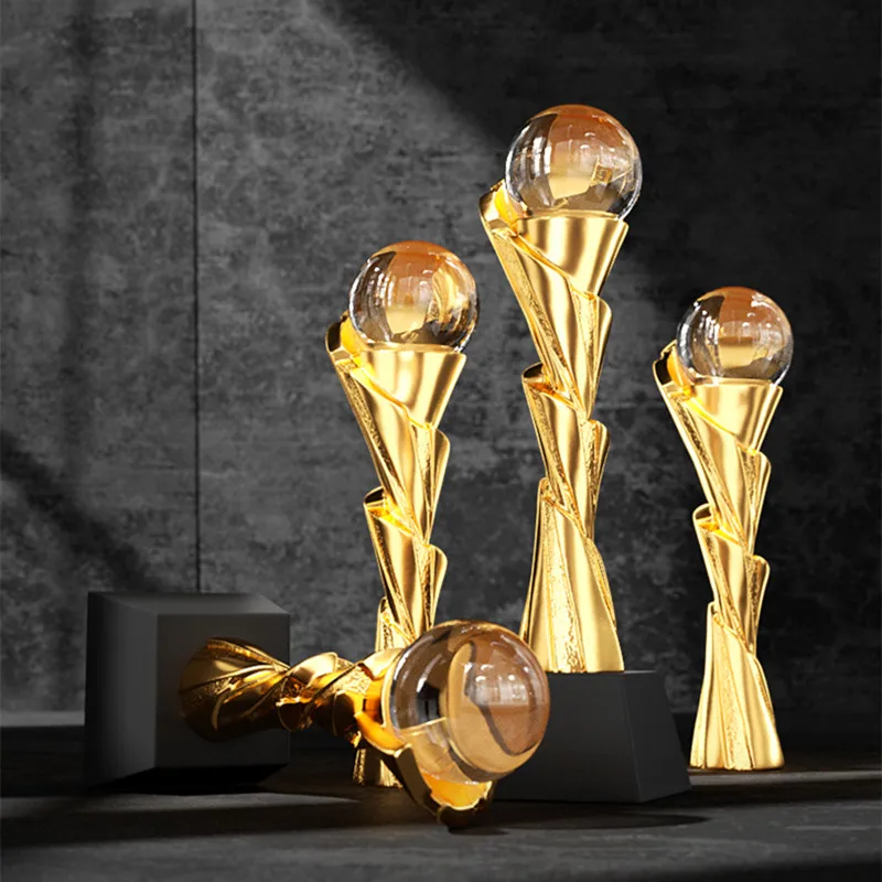 2021 NEW DIY Crystal Trophy High-end Victory Metal Resin Competition Event Prize Souvenir Free Shipping! | Спорт и развлечения