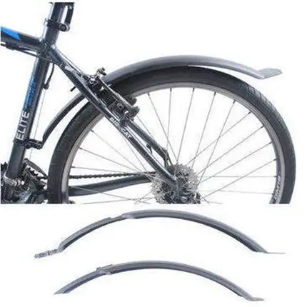 

Bicycle Rain All Edges Included Splasher Lengthen Board Mountain Bike 26-Inch Front And Back Splasher Bicycle Fender Accessories
