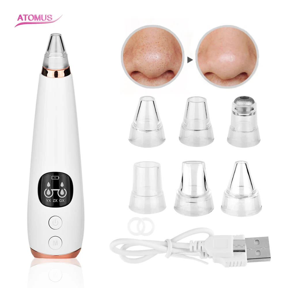 1set New Blackhead Remover Skin Care Pore Vacuum Acne Pimple Removal Suction Tool Facial Diamond Dermabrasion Machine Face Clean Home Use Beauty Devices Aliexpress